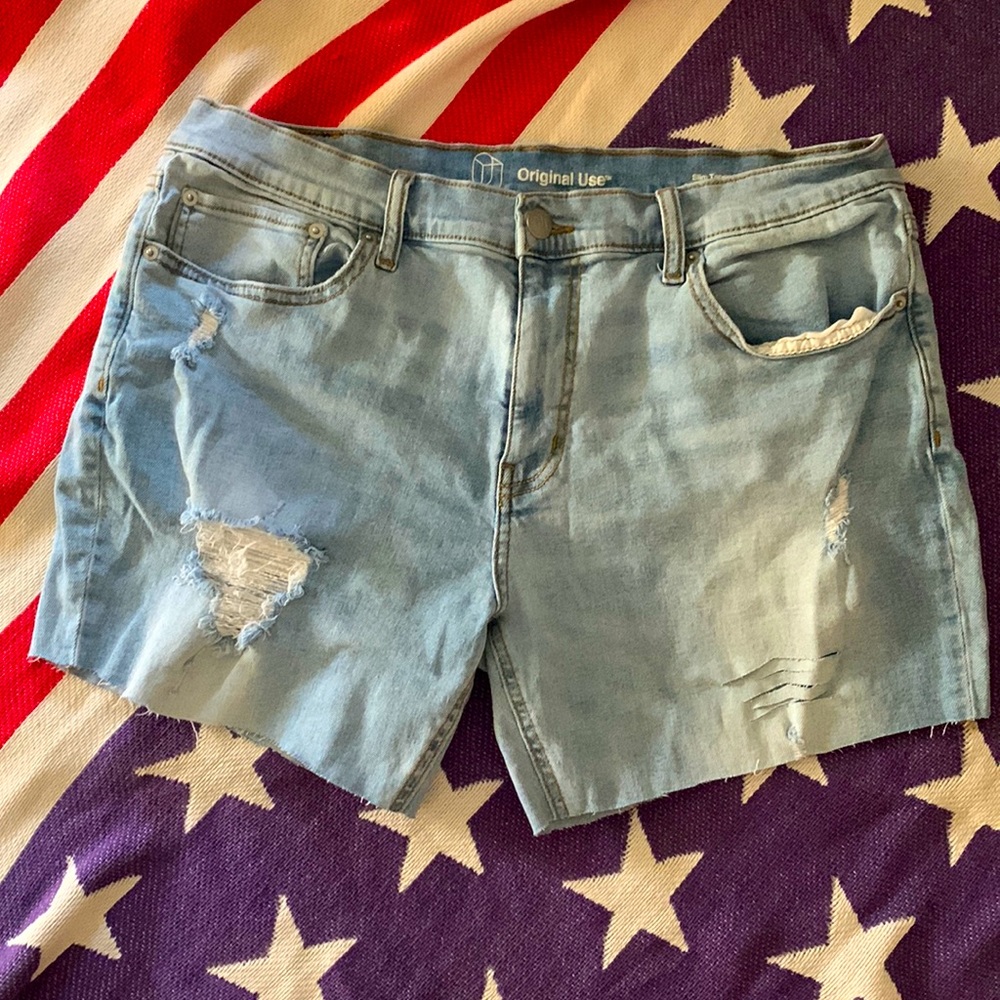 Womens Cut off denim shorts